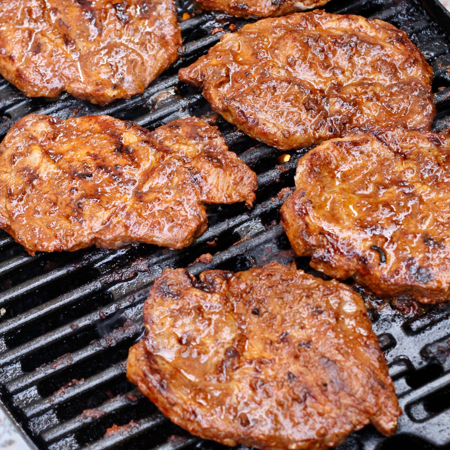 gewürtzte Nackensteaks